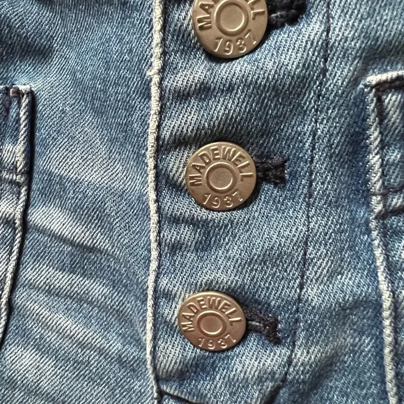 Madewell Button-Fly Jean Shorts - Picture 4 of 5